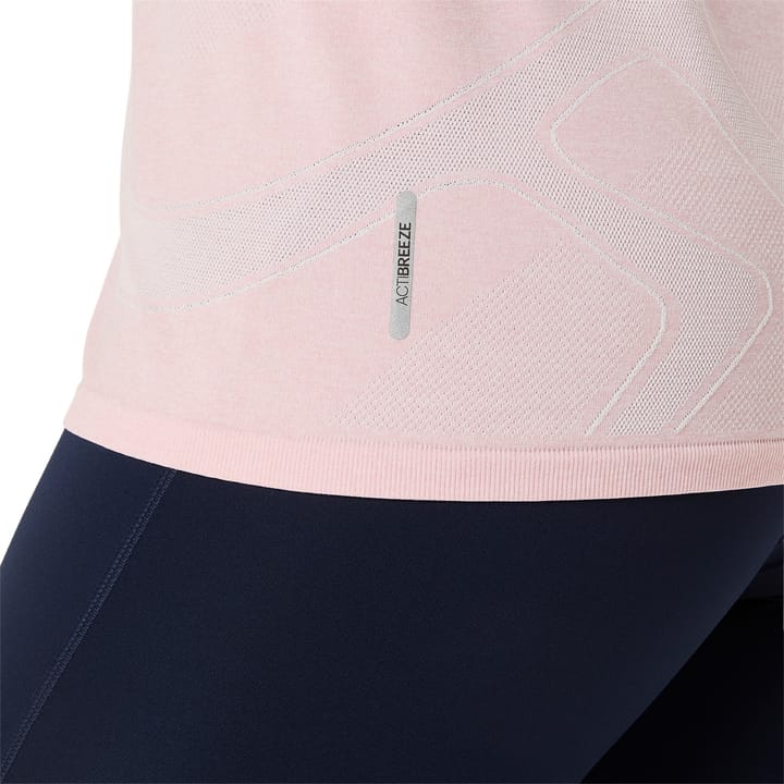 Asics Women's Road Seamless Short Sleeve Top Morganite/Crystal Pink Asics