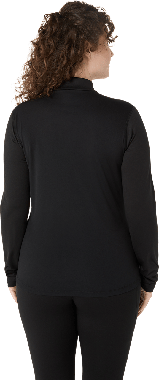 Asics Women's Asics Core Long Sleeve 1/2 Zip Winter Top Performance Black Asics