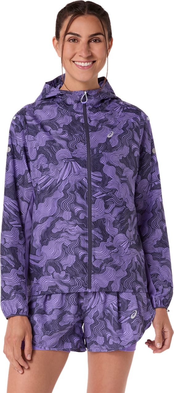 Asics Women's Fujitrail Packable Jacket Amethyst Asics