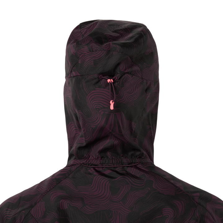 Asics Women's Fujitrail Packable Jacket Dark Aubergine Asics