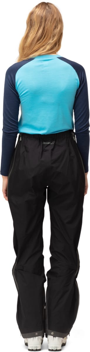 Norrøna Lyngen Gore-Tex Paclite Overpants W's Caviar/Castor Grey Norrøna Norrøna Lyngen Gore-Tex Paclite Overpants W's Caviar/Castor Grey Norrøna