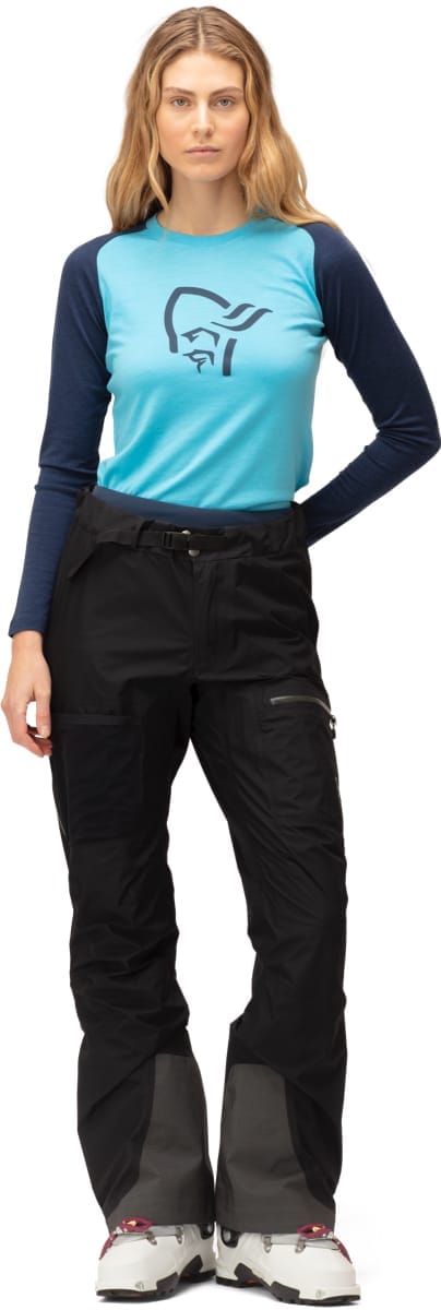 Norrøna Lyngen Gore-Tex Paclite Overpants W's Caviar/Castor Grey Norrøna Norrøna Lyngen Gore-Tex Paclite Overpants W's Caviar/Castor Grey Norrøna