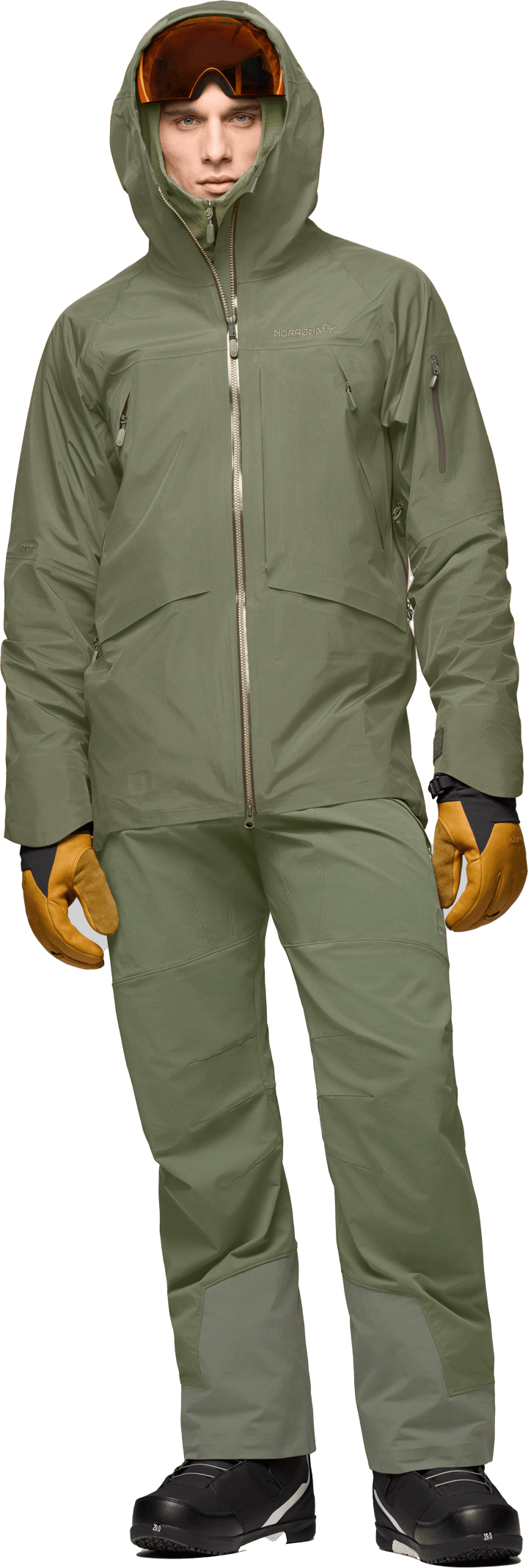 Norrøna Men's Møre GORE-TEX Jacket  Deep Lichen Green Norrøna