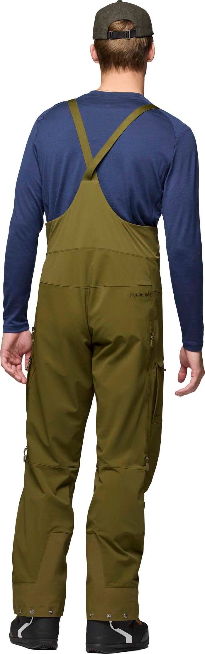 Norrøna Men's Møre GORE-TEX Salopette  Dark Olive Norrøna