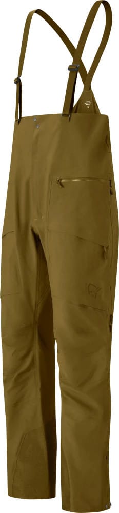 Norrøna Men's Møre GORE-TEX Salopette Dark Olive Norrøna Norrøna Men's Møre GORE-TEX Salopette Dark Olive Norrøna