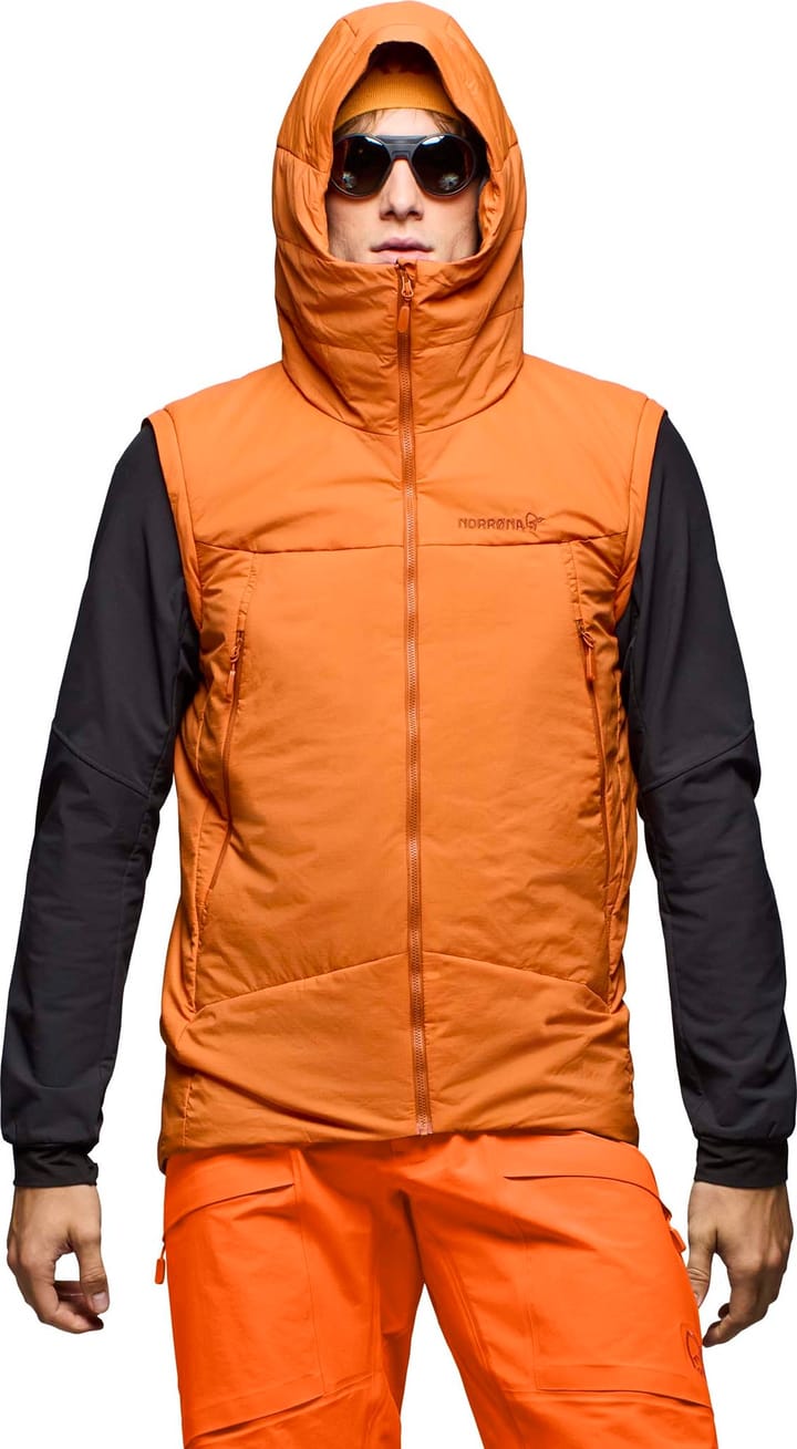 Norrøna Men's M øre Thermo60 Aero200 Jacket  Gold Flame Norrøna