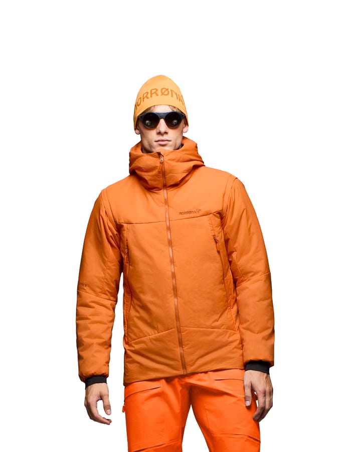 Norrøna Møre Thermo60 Aero200 Jacket M'S Gold Flame Norrøna Norrøna Møre Thermo60 Aero200 Jacket M'S Gold Flame Norrøna