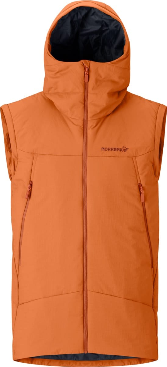 Norrøna Men's Møre Thermo60 Aero200 Jacket  Gold Flame Norrøna
