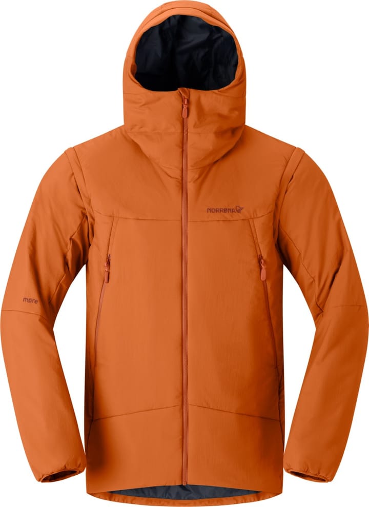 Norrøna Men's Møre Thermo60 Aero200 Jacket  Gold Flame Norrøna