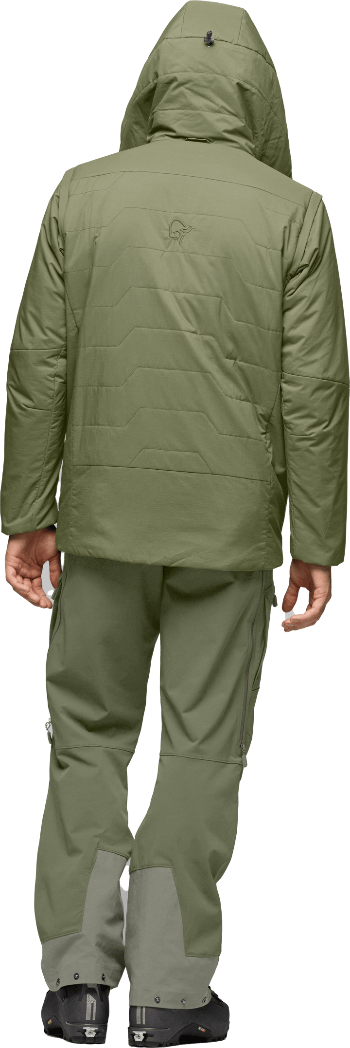 Norrøna Men's Møre Thermo60 Aero200 Jacket  Deep Lichen Green Norrøna