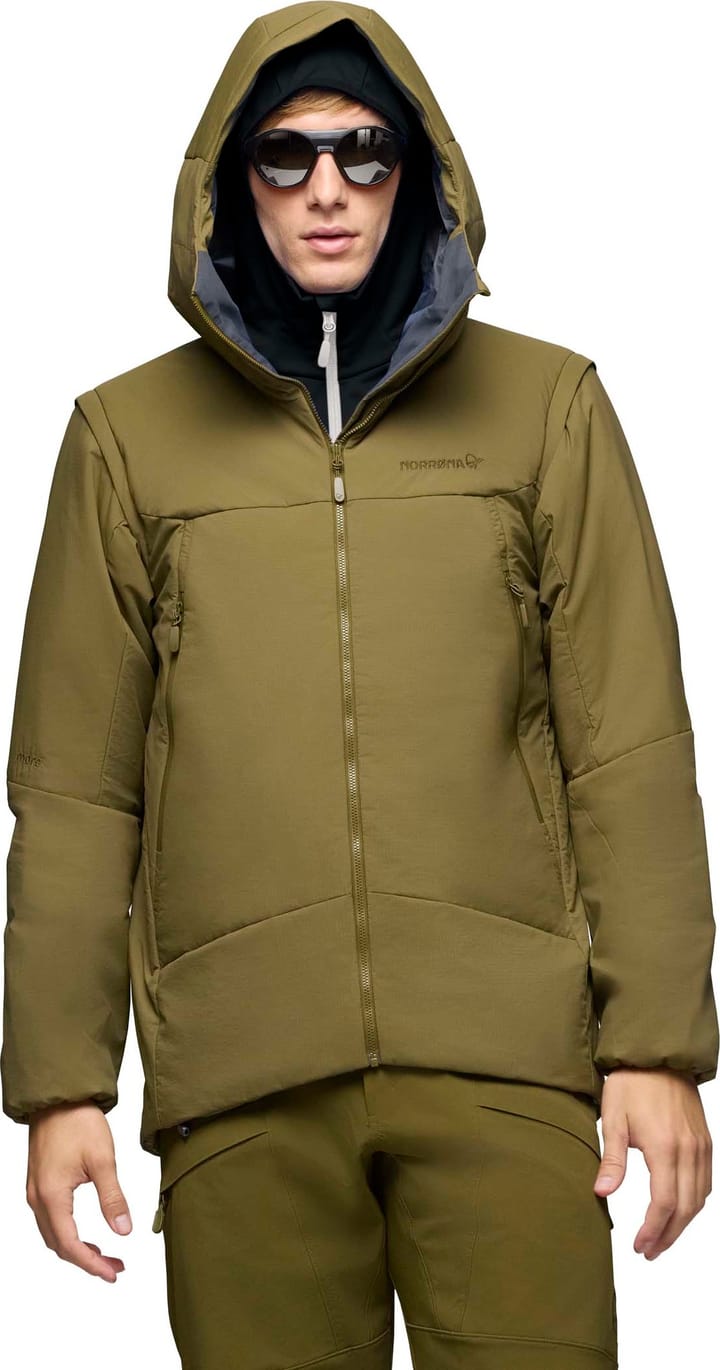 Norrøna Men's Møre Thermo60 Aero200 Jacket  Dark Olive Norrøna