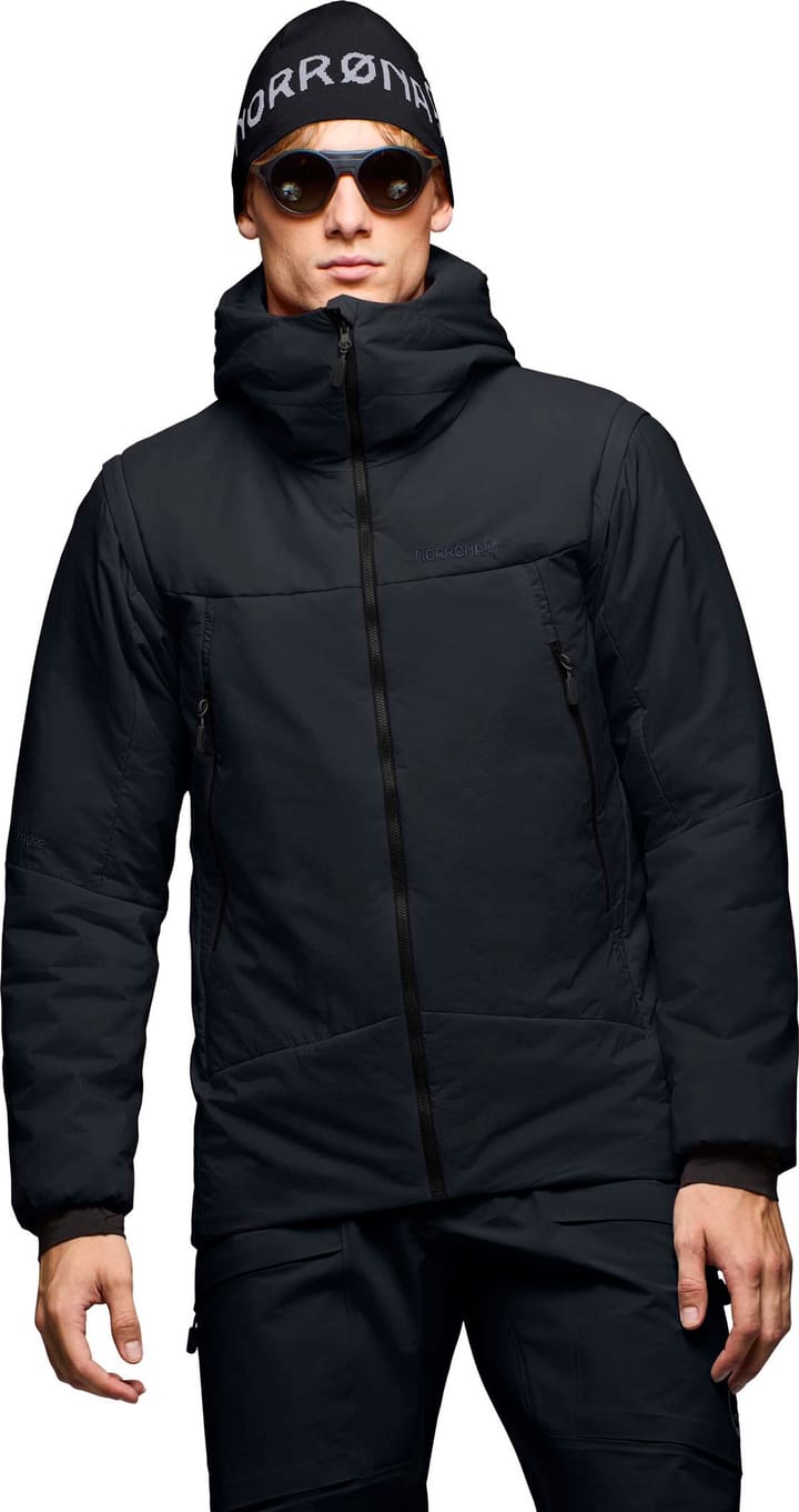 Norrøna Men's Møre Thermo60 Aero200 Jacket  Caviar Norrøna