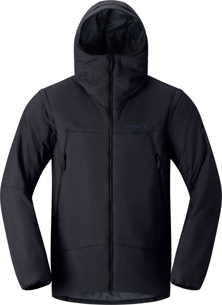 Norrøna Men's Møre Thermo60 Aero200 Jacket  Caviar