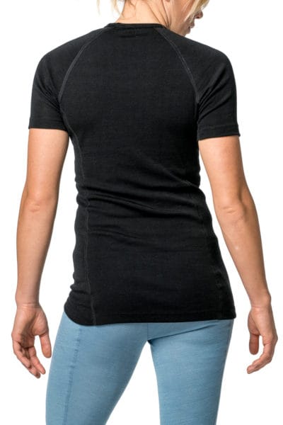 Woolpower Unisex Tee LITE Black Woolpower