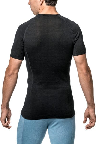 Woolpower Unisex Tee LITE Black Woolpower