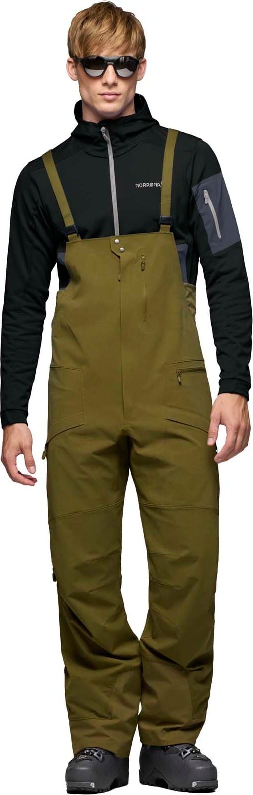 Norrøna Møre Flex1 Bib M'S Dark Olive Norrøna Norrøna Møre Flex1 Bib M'S Dark Olive Norrøna