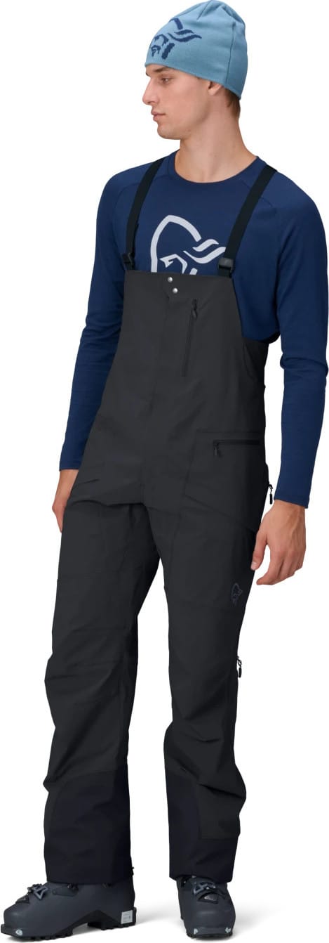 Norrøna Men's Møre Flex1 Bib  Caviar Norrøna