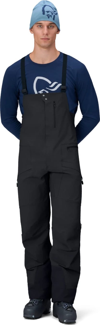Norrøna Men's Møre Flex1 Bib  Caviar Norrøna