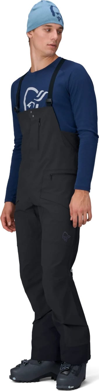 Norrøna Men's Møre Flex1 Bib  Caviar Norrøna