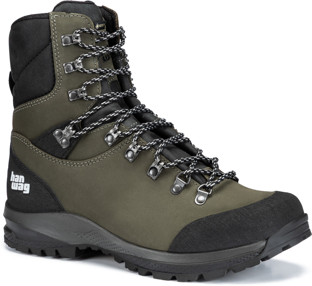 Hanwag Men's Kalixfors Mid SF Extra GORE-TEX Sepia- Asphalt Jaktkängor 40