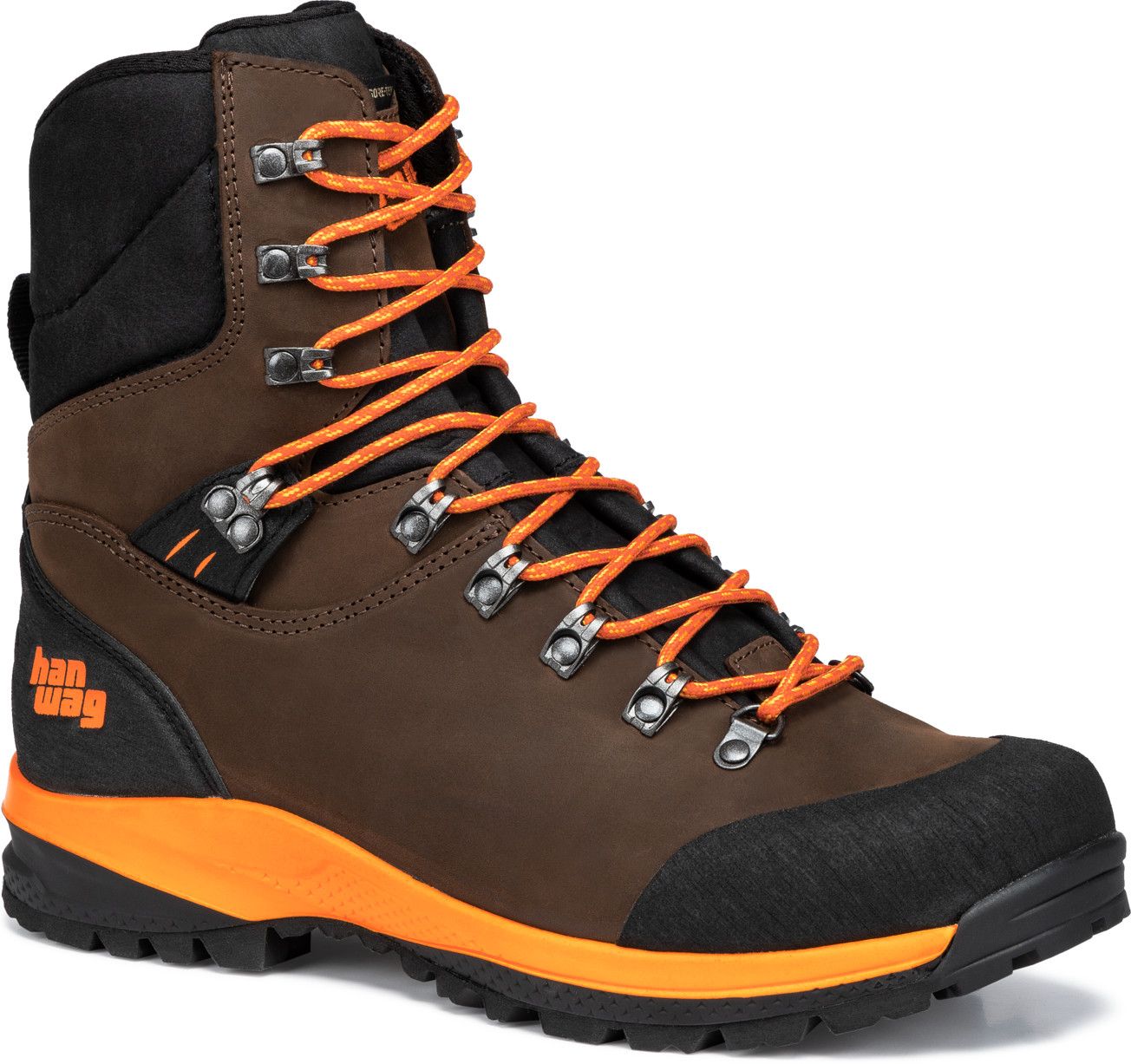 Hanwag Men's Kalixfors Mid SF Extra GORE-TEX Brown/Orange