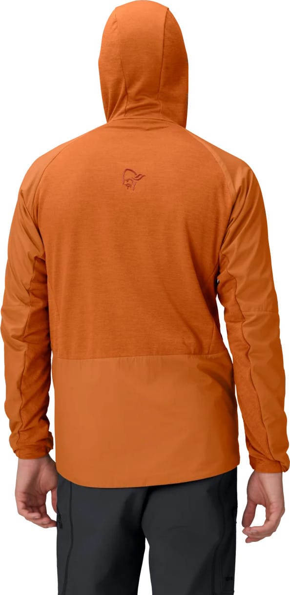 Norrøna Men's Møre Octa Zip Hood  Gold Flame Norrøna