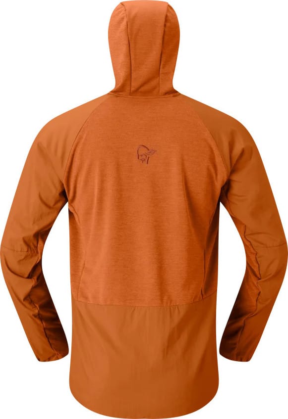 Norrøna Men's Møre Octa Zip Hood  Gold Flame Norrøna