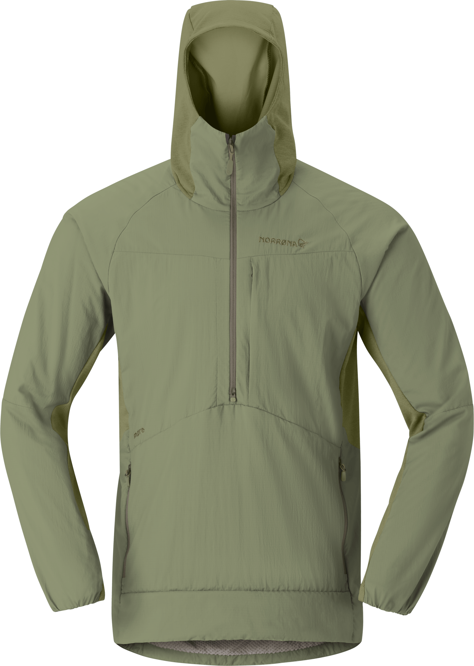 Norrøna Men's Møre Octa Zip Hood  Deep Lichen Green