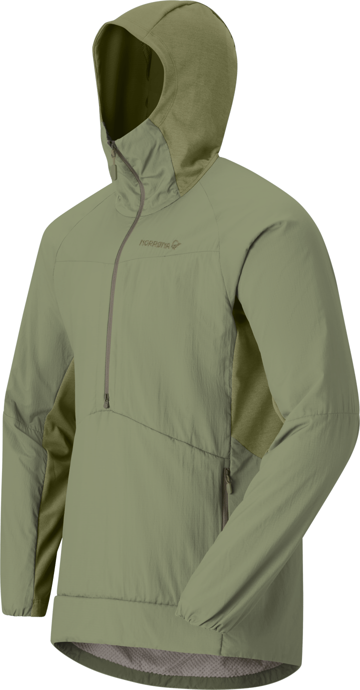 Norrøna Men's Møre Octa Zip Hood  Deep Lichen Green Norrøna