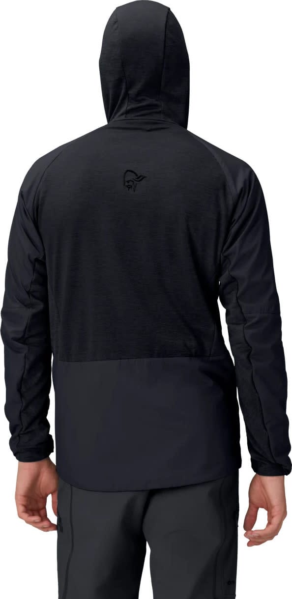 Norrøna Men's Møre Octa Zip Hood  Caviar Norrøna