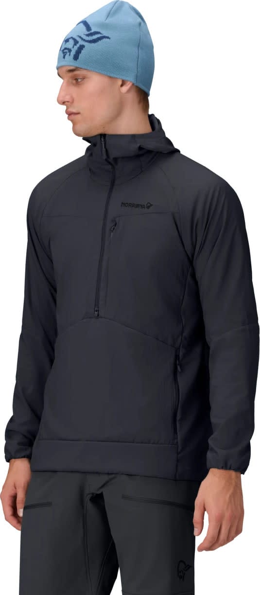 Norrøna Men's Møre Octa Zip Hood  Caviar Norrøna