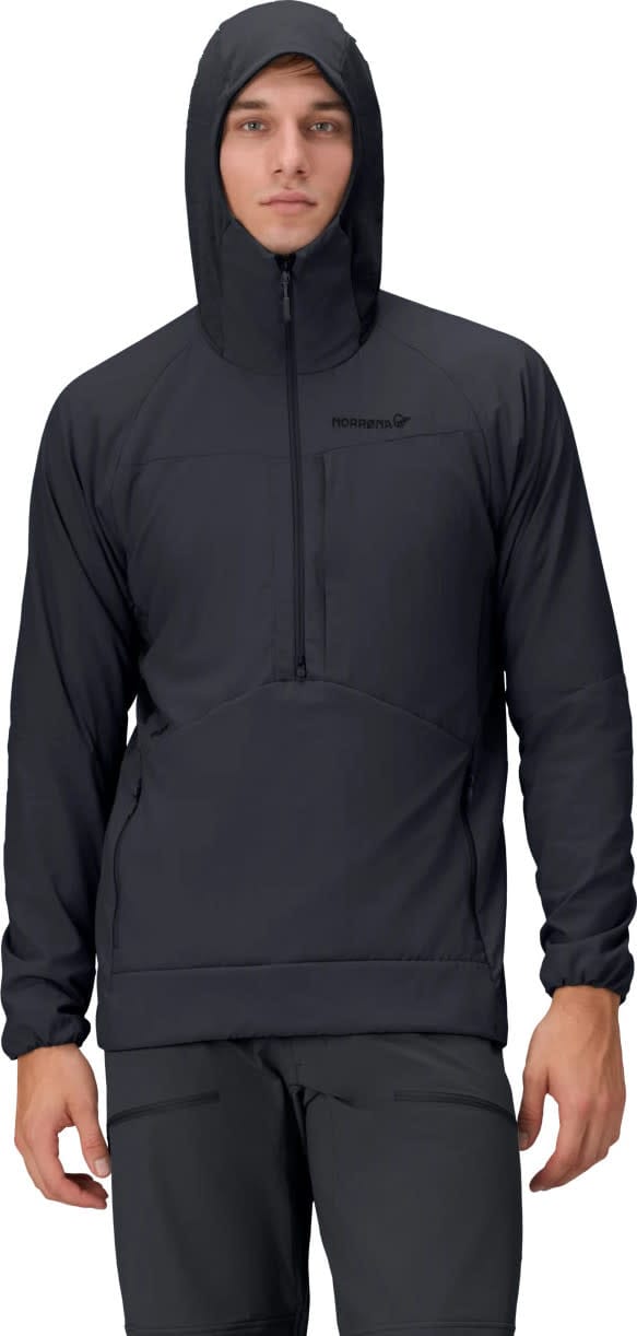 Norrøna Men's Møre Octa Zip Hood  Caviar Norrøna