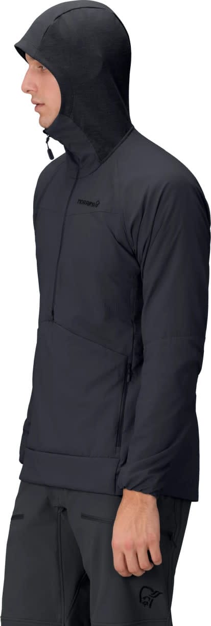 Norrøna Men's Møre Octa Zip Hood  Caviar Norrøna