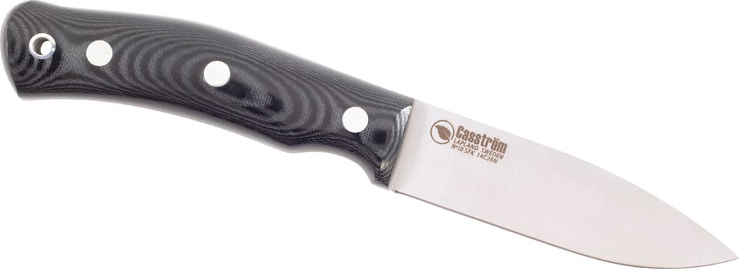 Casström No.10 Swedish Forest Knife Black Micarta
