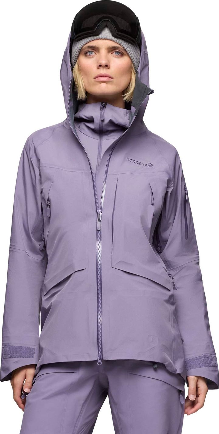 Norrøna Women's Møre GORE-TEX Jacket  Purple Sage Norrøna