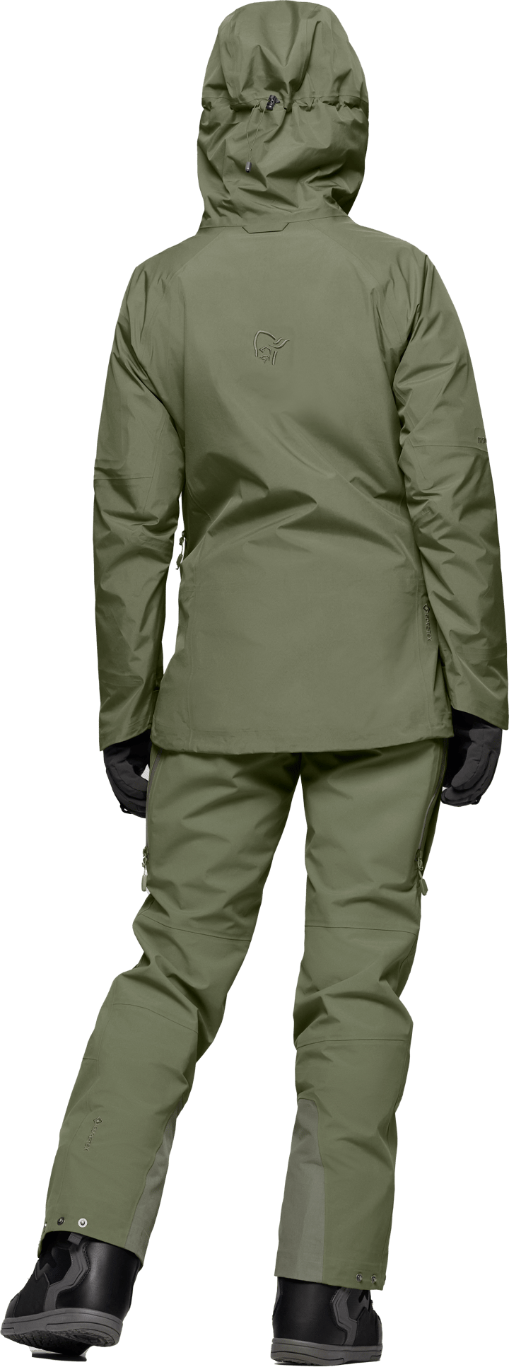 Norrøna Women's Møre GORE-TEX Jacket  Deep Lichen Green Norrøna