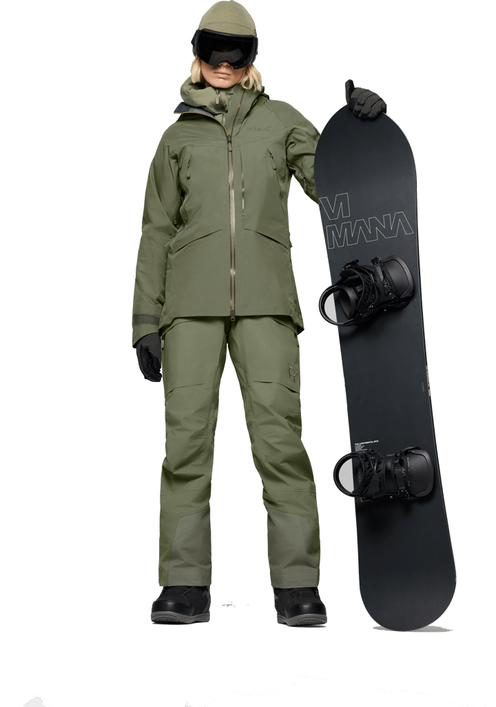 Norrøna Women's Møre GORE-TEX Jacket  Deep Lichen Green Norrøna