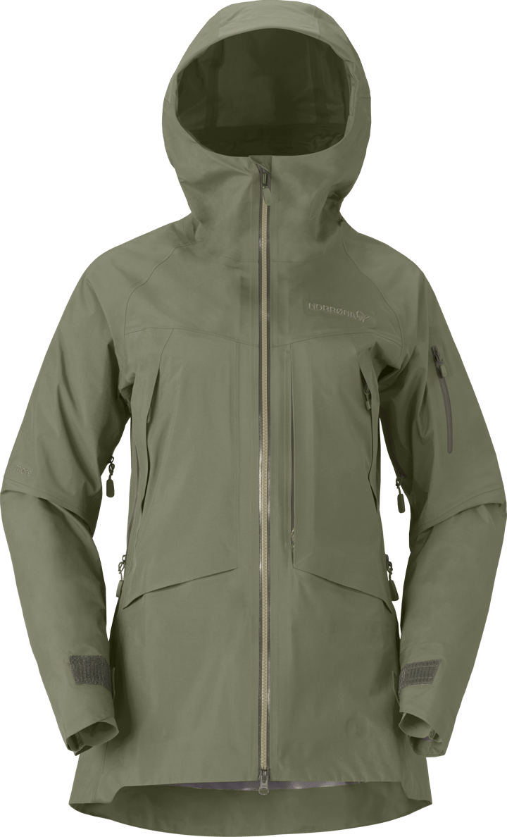 Norrøna Women's Møre GORE-TEX Jacket  Deep Lichen Green Norrøna