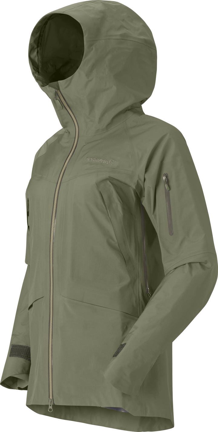 Norrøna Women's Møre GORE-TEX Jacket  Deep Lichen Green Norrøna