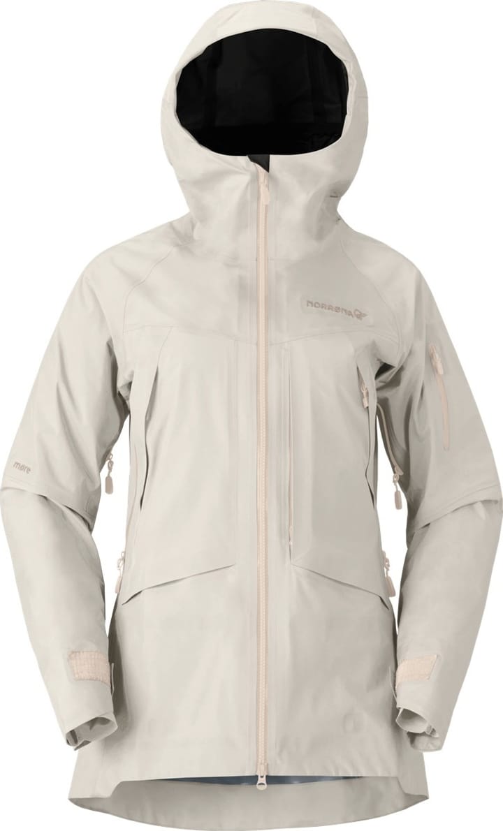Norrøna Women's Møre GORE-TEX Jacket  Oatmeal Norrøna