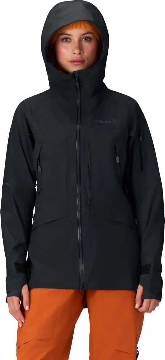 Norrøna Women's Møre GORE-TEX Jacket  Caviar Norrøna