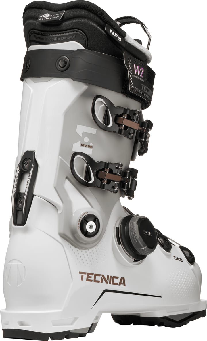 Tecnica Women's Mach BOA MV 95 GripWalk Cold White Tecnica