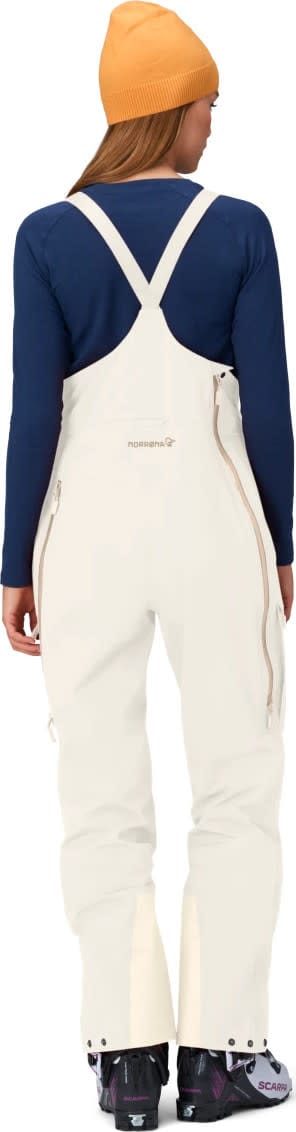 Norrøna Women's Møre GORE-TEX Salopette  Oatmeal Norrøna