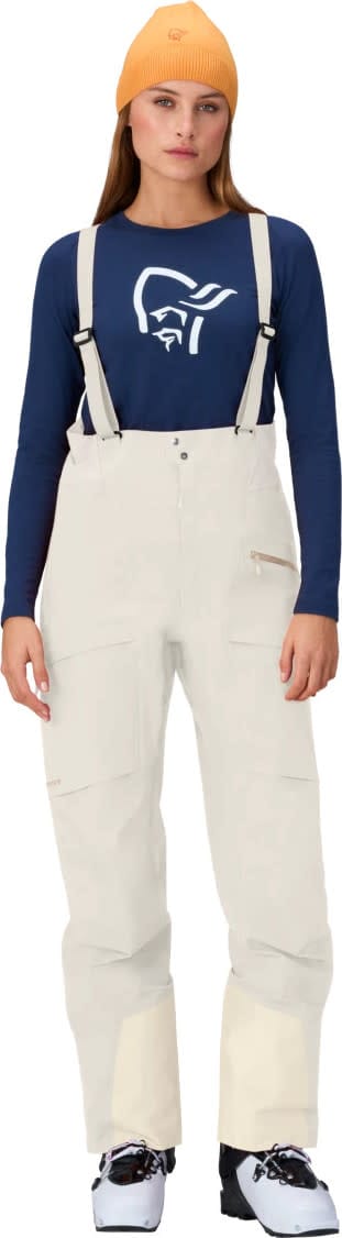Norrøna Møre Gore-Tex Salopette W'S Oatmeal Norrøna Norrøna Møre Gore-Tex Salopette W'S Oatmeal Norrøna