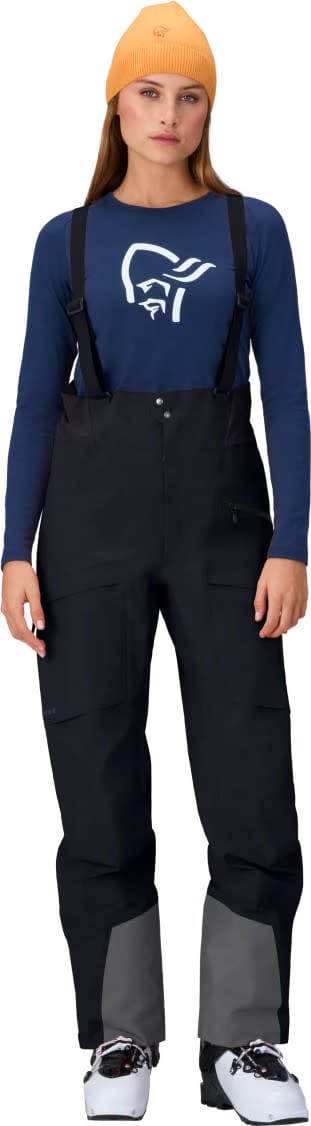 Norrøna Women's Møre GORE-TEX Salopette  Caviar Norrøna
