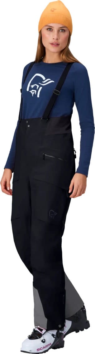 Norrøna Women's Møre GORE-TEX Salopette  Caviar Norrøna