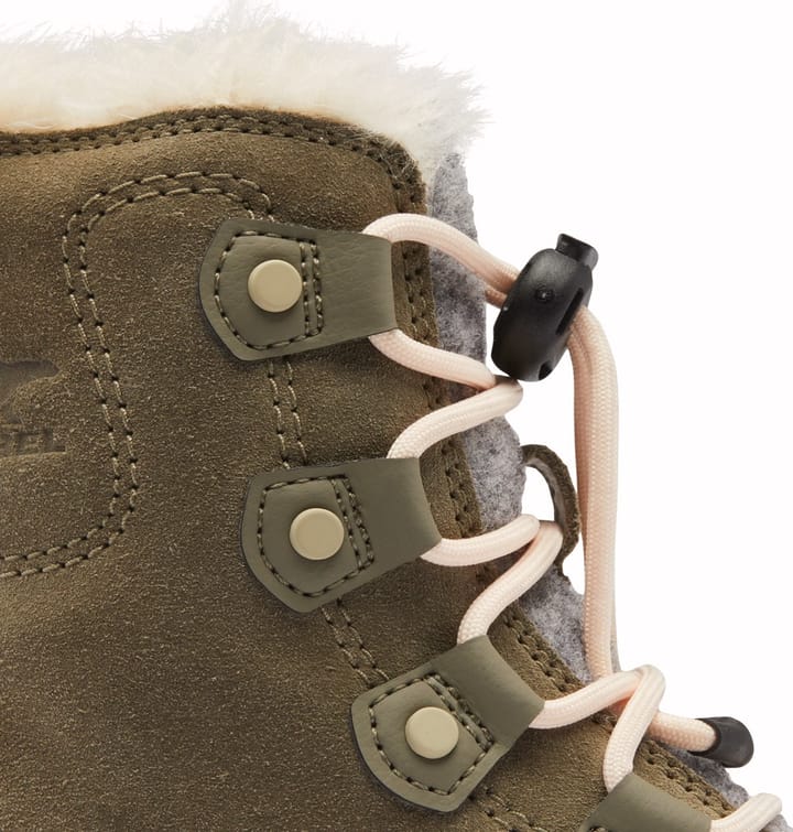 Sorel YOUTH SOREL EXPLORER™ LACE WP StoneGreen,WhitePeach Sorel Sorel YOUTH SOREL EXPLORER™ LACE WP StoneGreen,WhitePeach Sorel