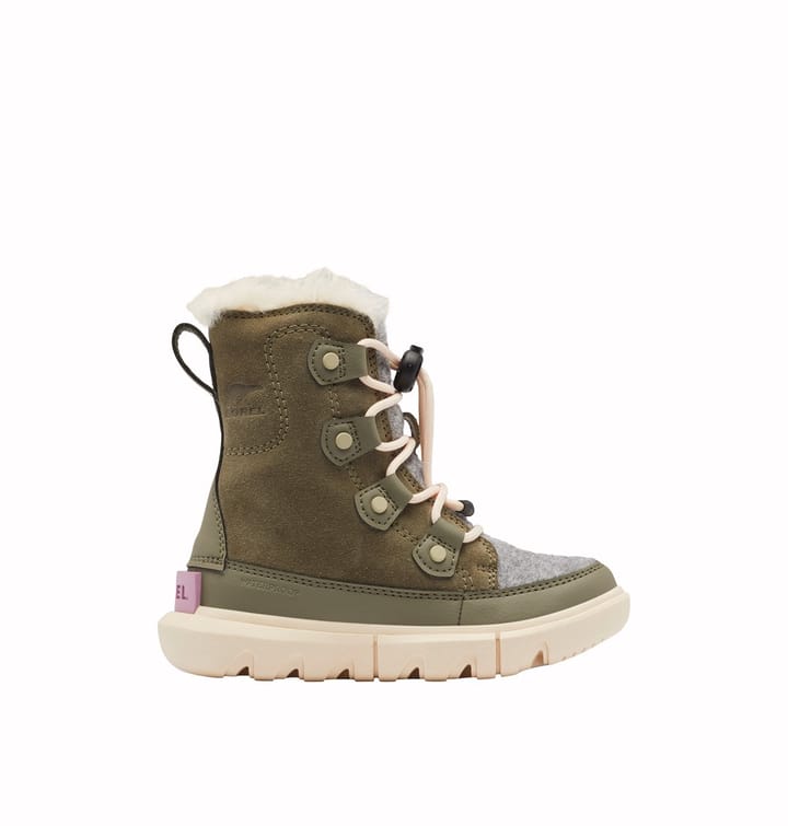 Sorel YOUTH SOREL EXPLORER™ LACE WP StoneGreen,WhitePeach Sorel Sorel YOUTH SOREL EXPLORER™ LACE WP StoneGreen,WhitePeach Sorel