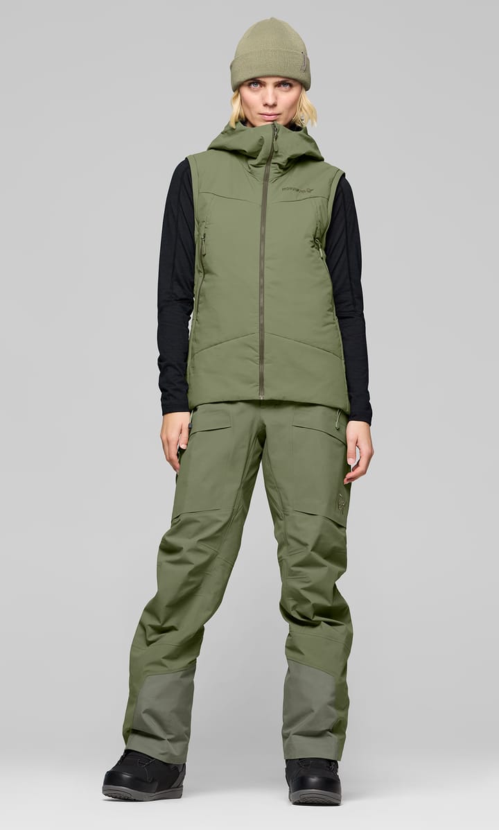 Norrøna Women's Møre Thermo60 Aero200 Jacket  Deep Lichen Green Norrøna