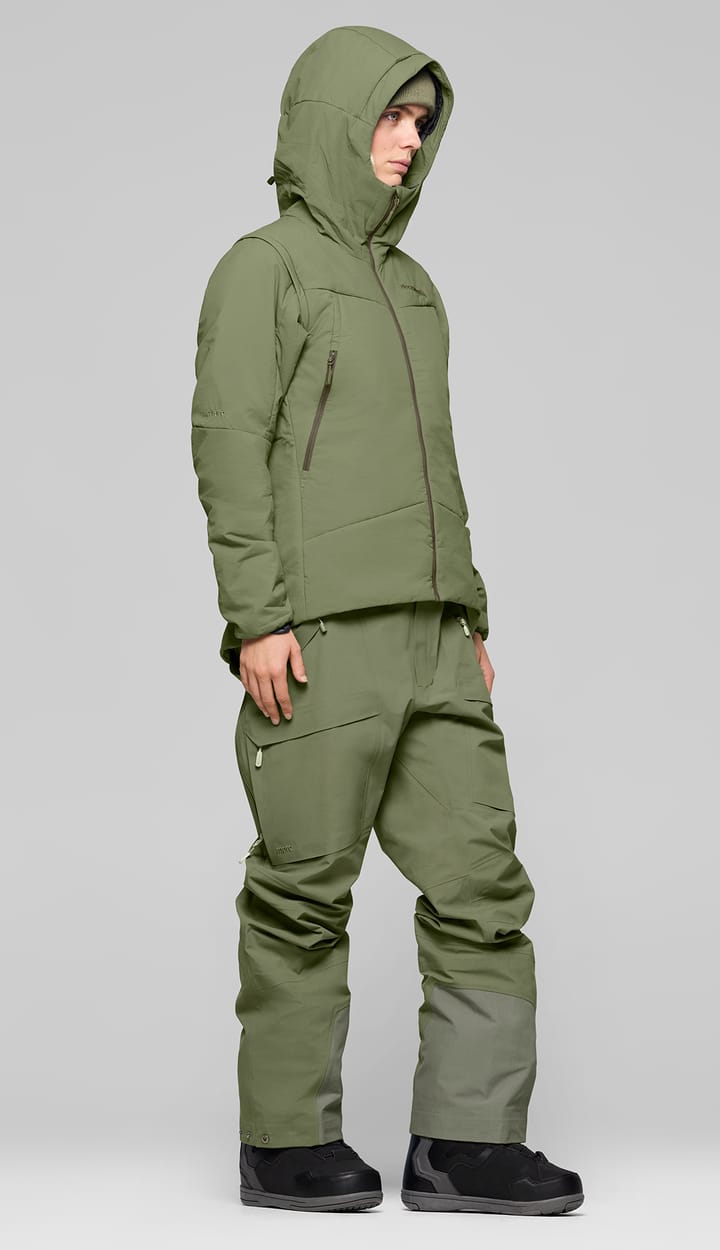 Norrøna Women's Møre Thermo60 Aero200 Jacket  Deep Lichen Green Norrøna
